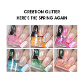 Cre8tion Nail Art Glitter 0.5oz - HERE’S THE SPRING AGAIN Collection