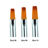 Cre8tion Light Brown Hair Gel Brush Square