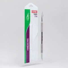 NGHIA EXPORT Cuticle Pusher - P-14 (Stainless Steel)