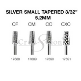 Cre8tion Silver Large Tapered 3/32"