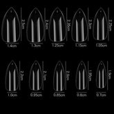 Cre8tion Special Shape - 07 Short Almond 500 pcs./box