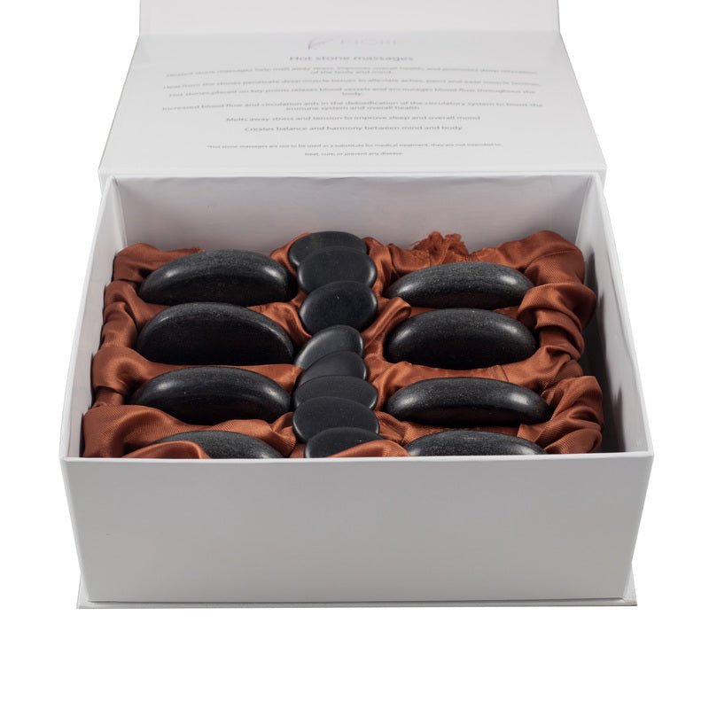 Fiori 16pc Massage Stone Set