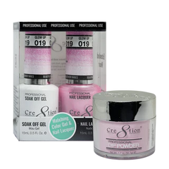 Cre8tion Matching Sets - 019 GLOW UP (SHIMMERY)