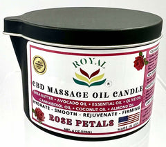 Royal Collagen Massage Oil Candle