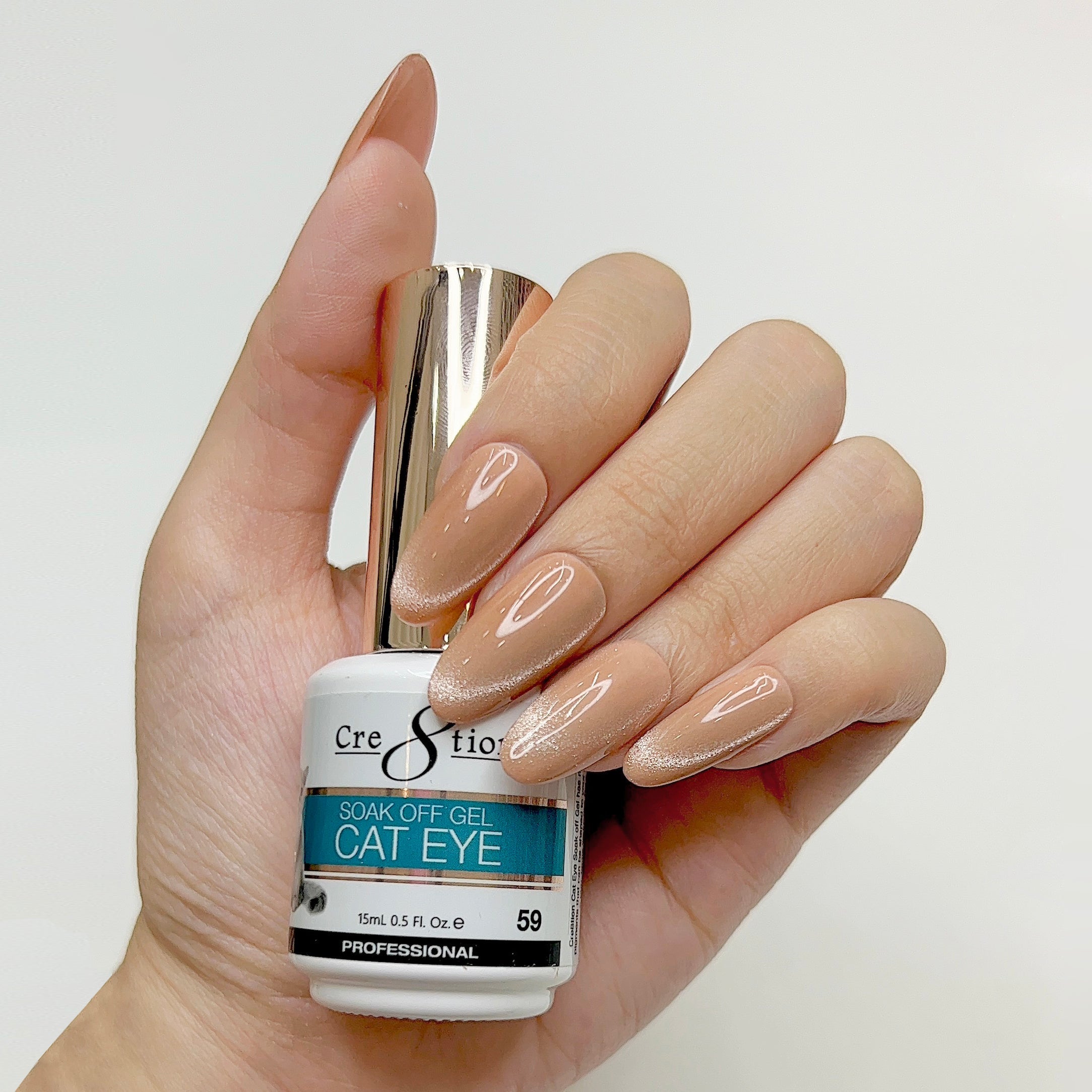 Cre8tion Cat Eye Soak Off Gel 0.5oz 59
