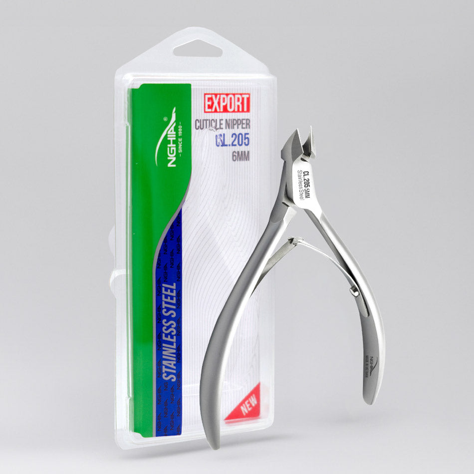 NGHIA EXPORT Professional Cuticle Nipper - CL-205 (Stainless Steel)