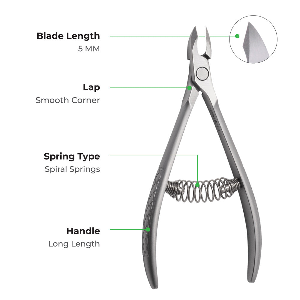 NGHIA EXPORT Professional Cuticle Nipper - CL-S02 (Stainless Steel)