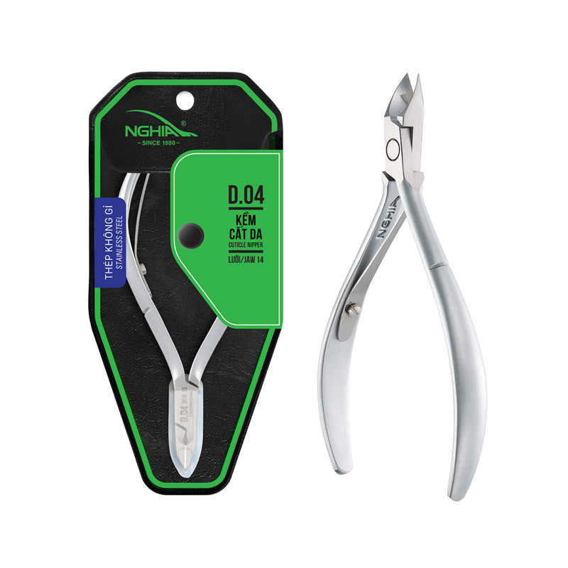 NGHIA Cuticle Nipper - D-04 (Stainless Steel)