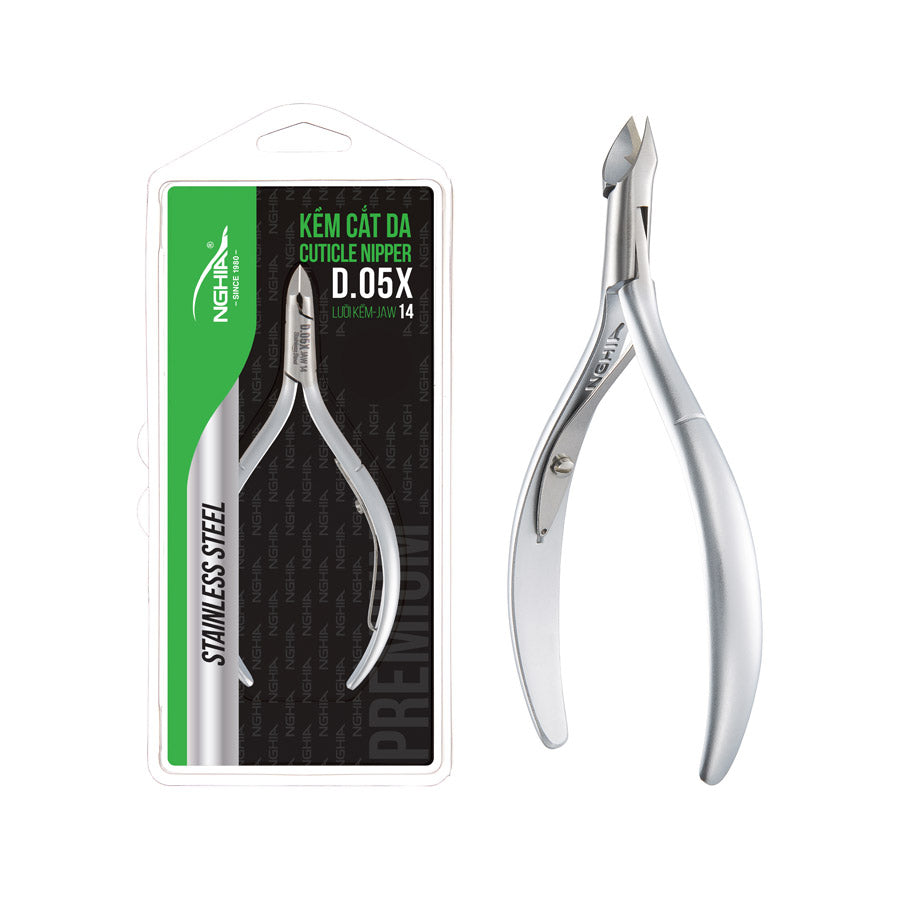 NGHIA Premium Cuticle Nipper - D-05X (Stainless Steel)