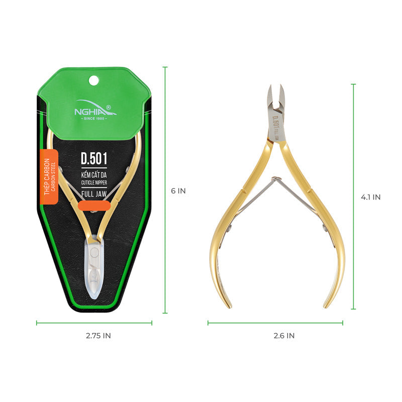 NGHIA Cuticle Nipper - D-501 (Hard Steel)