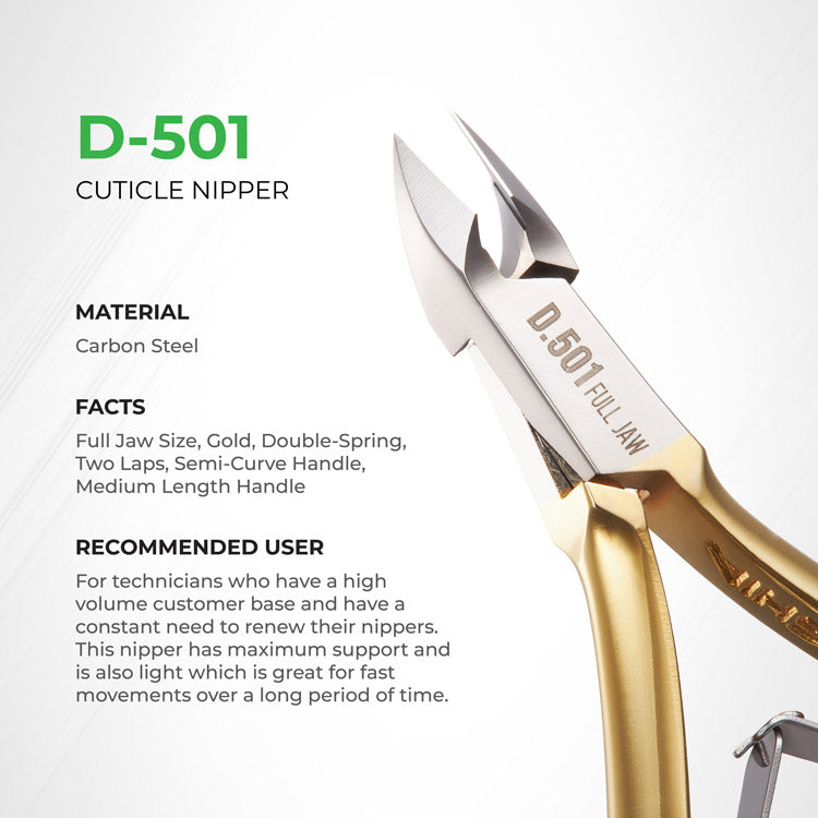 NGHIA Cuticle Nipper - D-501 (Hard Steel)