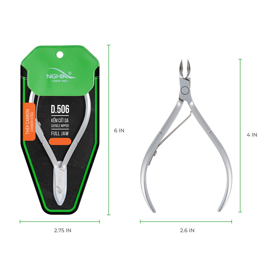 NGHIA Cuticle Nipper - D-506 (Hard Steel)