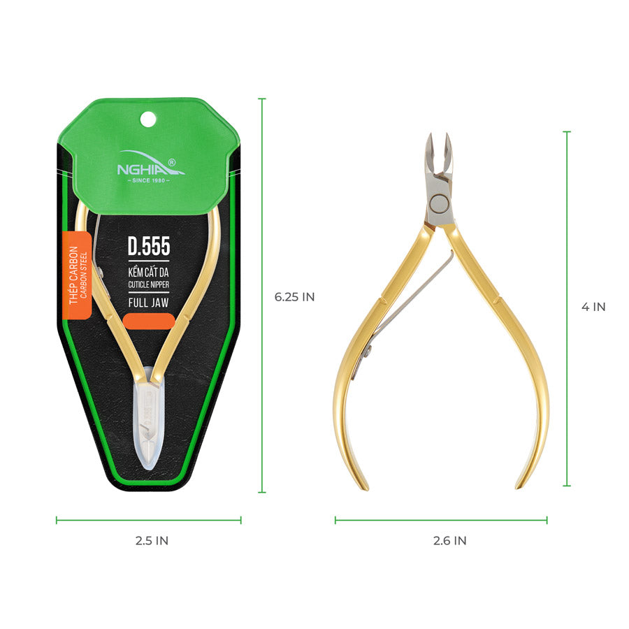 NGHIA Cuticle Nipper - D-555 (Hard Steel)