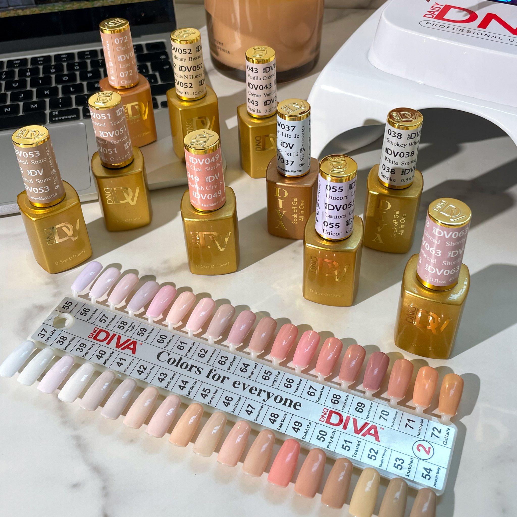 DND DIVA Frosted Chai Collection - 36 Set