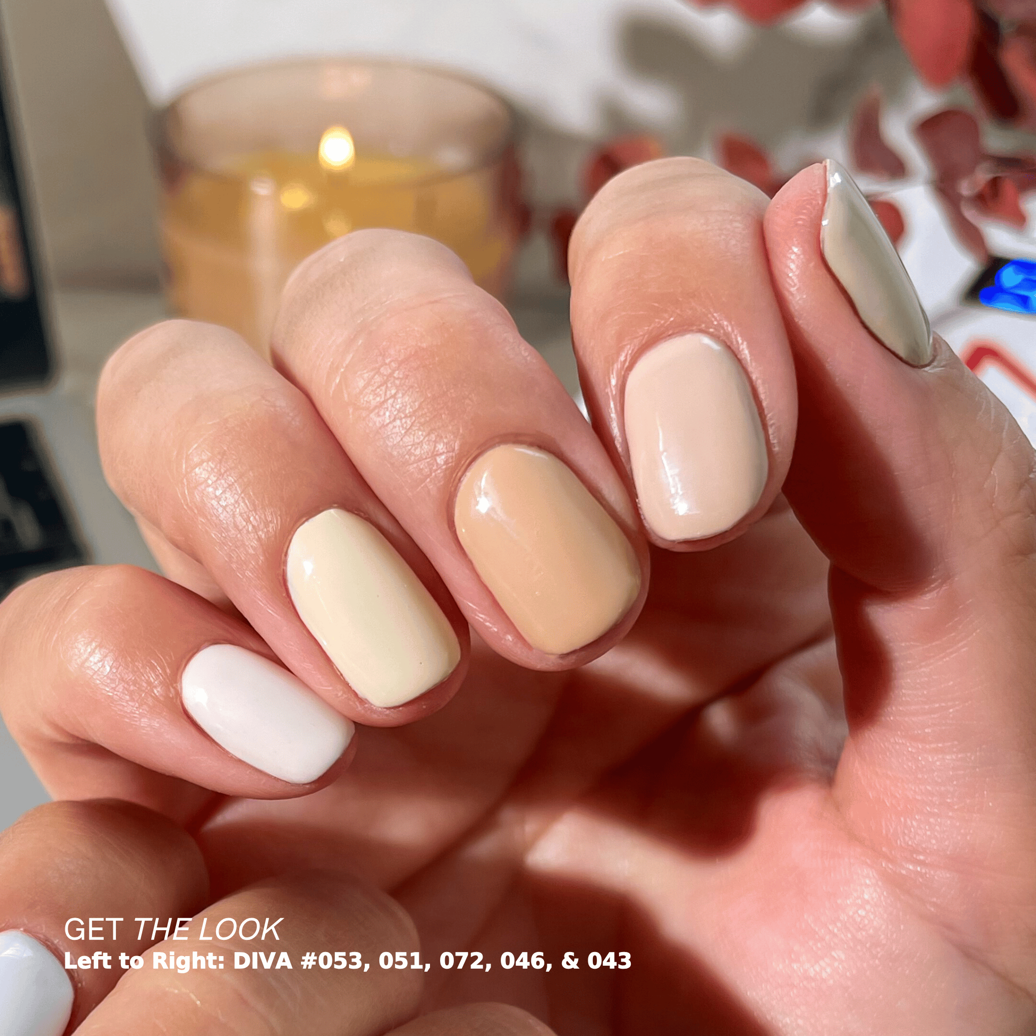 DND DIVA Frosted Chai Collection - 36 Set