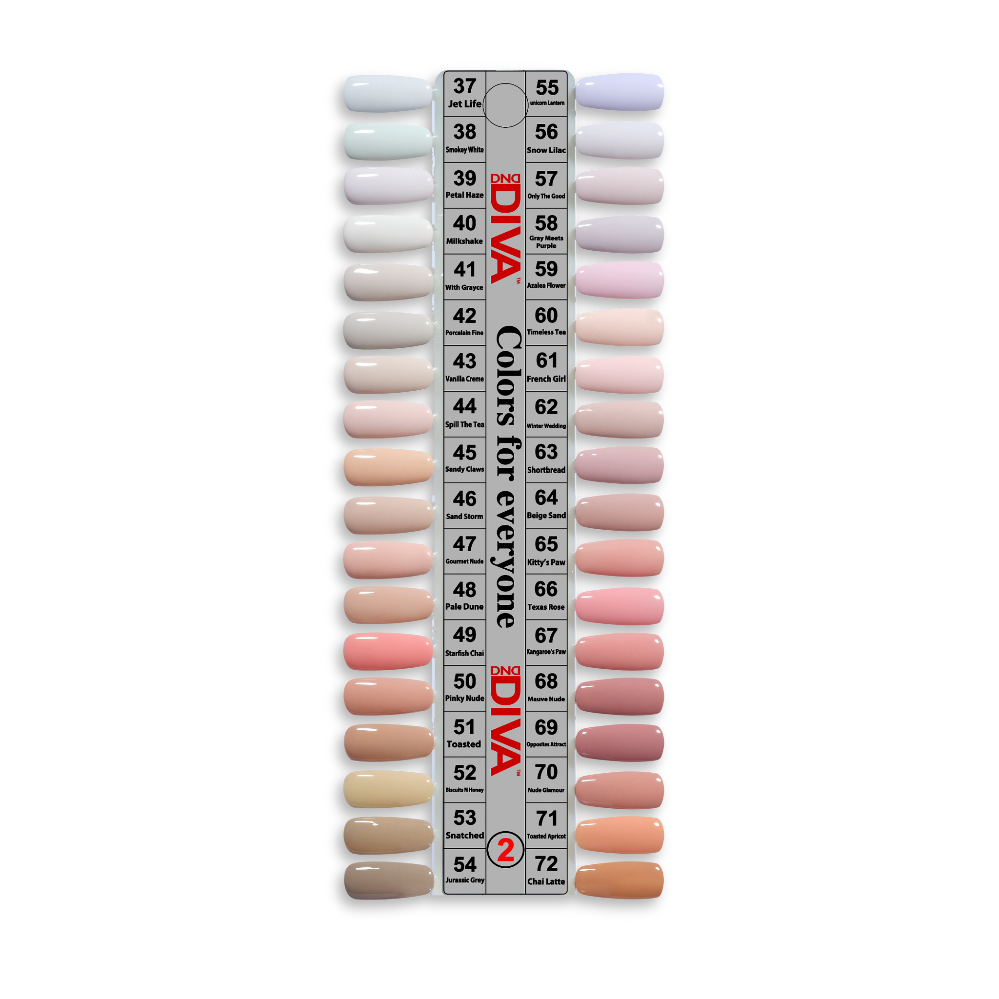 DND DIVA Frosted Chai Collection - 36 Set