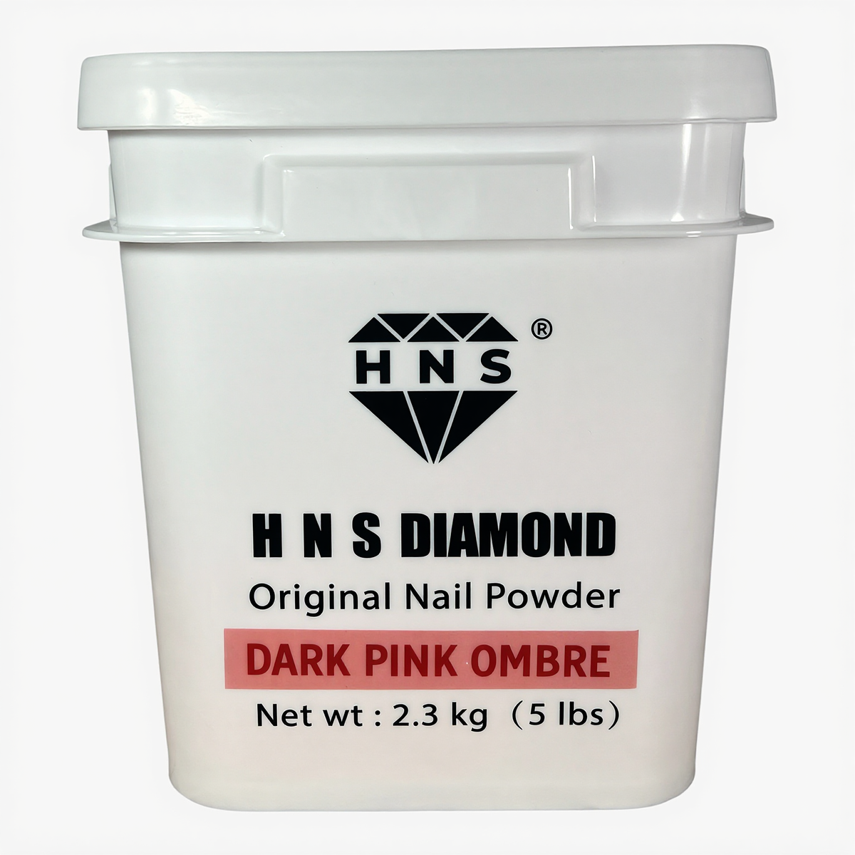 HNS DARK PINK OMBRE 5LBS  FREE 2 TOP  HNS DIAMOND