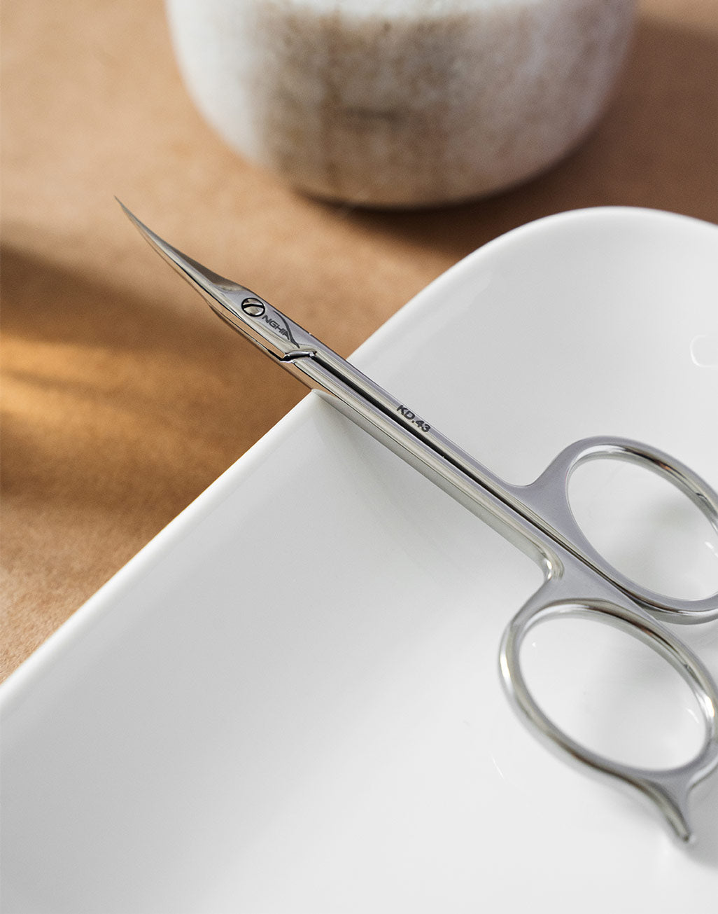 NGHIA EXPORT Cuticle Scissors - KD-43 (Stainless Steel)