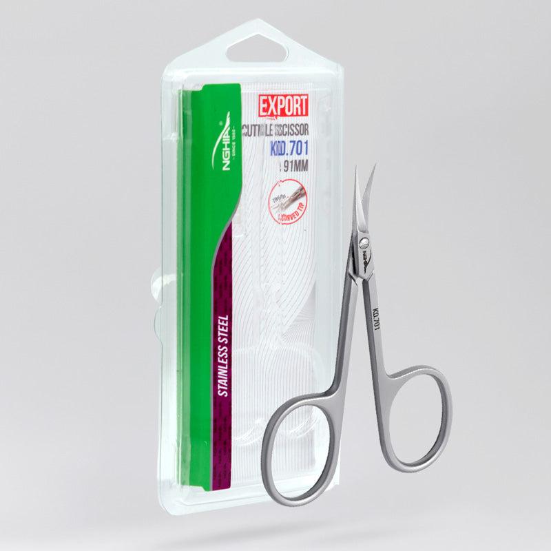 NGHIA EXPORT Cuticle Scissors - KD-701 (Stainless Steel)