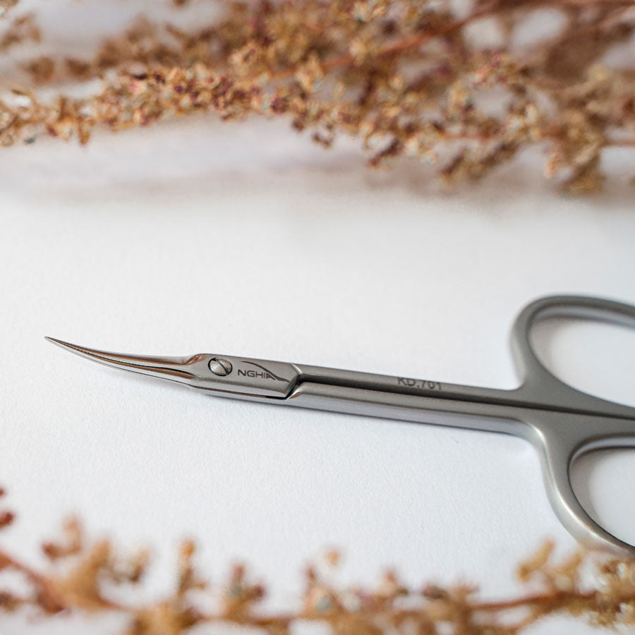 NGHIA EXPORT Cuticle Scissors - KD-701 (Stainless Steel)