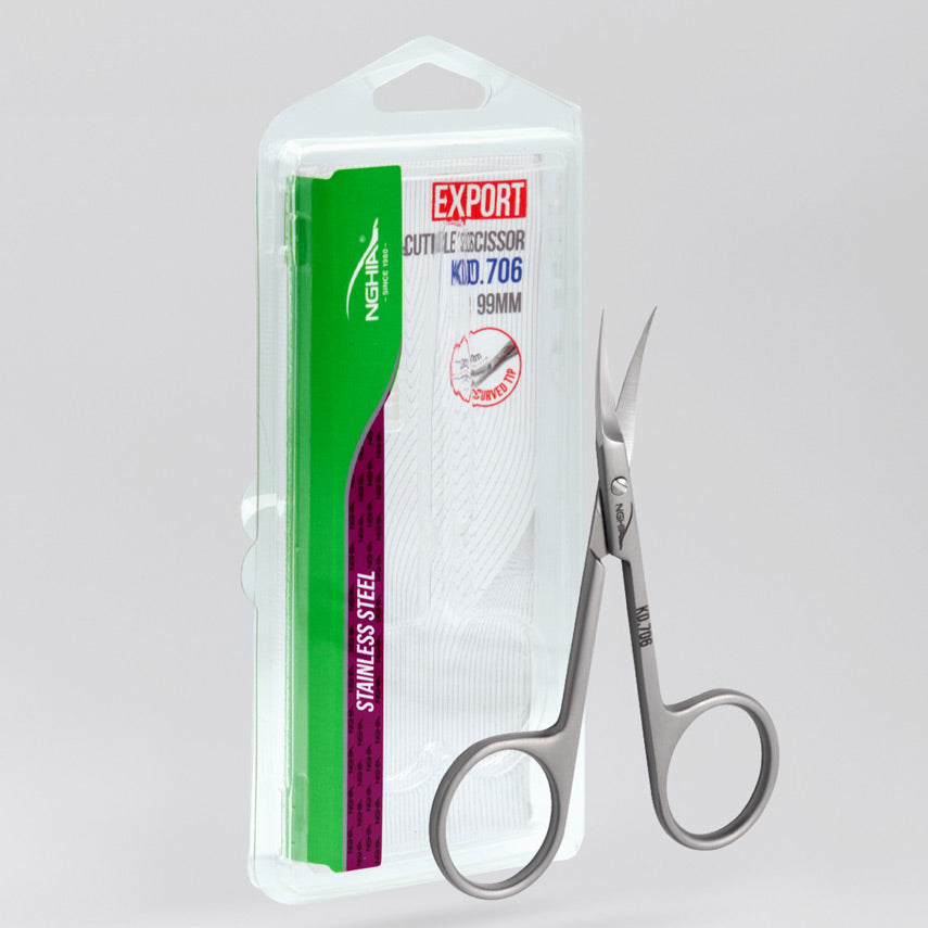 NGHIA EXPORT Cuticle Scissors - KD-706 (Stainless Steel)