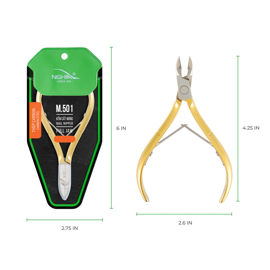 NGHIA GOLD Nail Nipper - M-501 (Hard Steel)