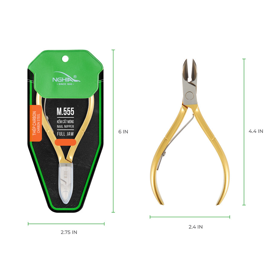 NGHIA GOLD Nail Nipper - M-555 (Hard Steel)