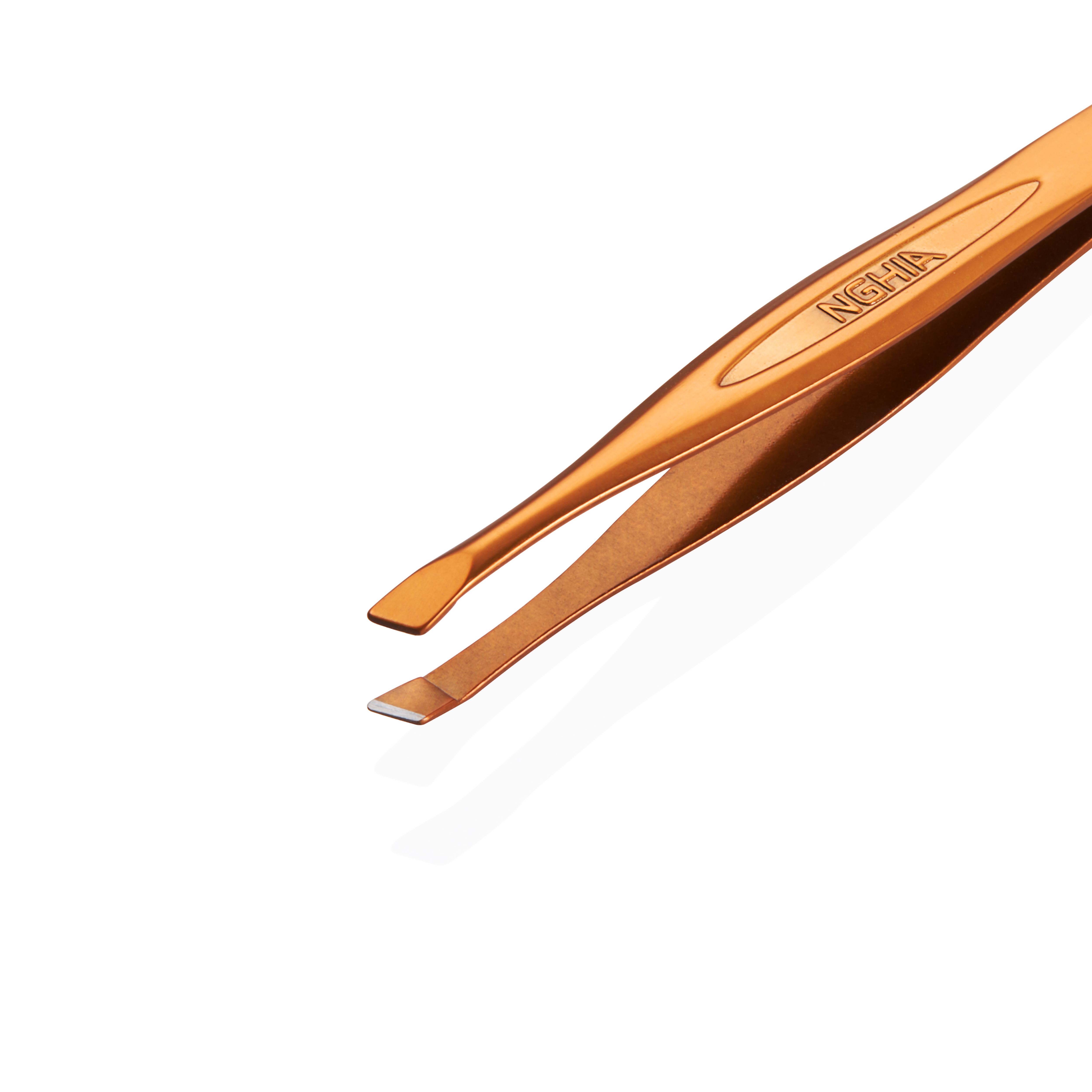 NGHIA Colorful Slanted Tips Tweezers - N-401 (Stainless Steel)