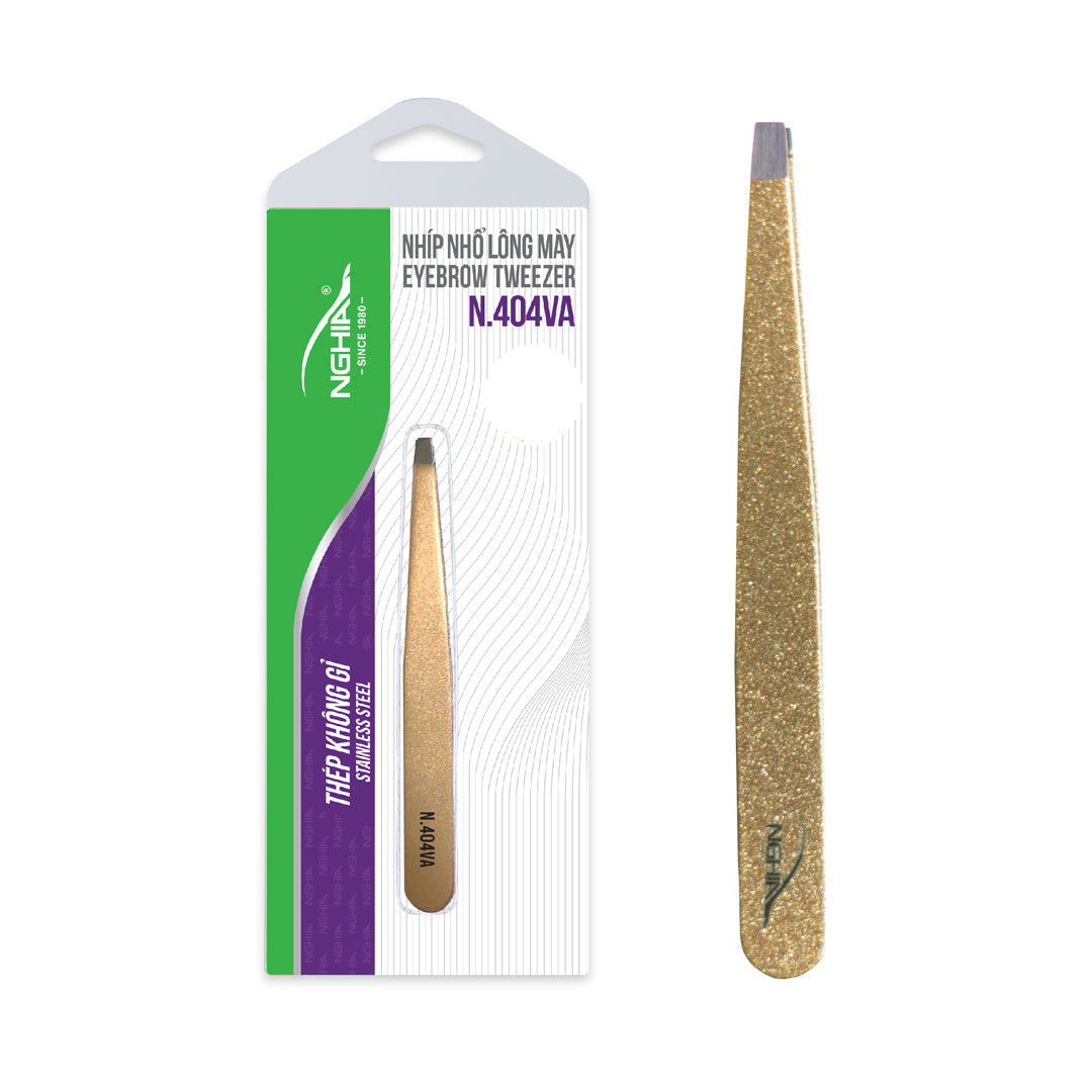 NGHIA Straight Eyebrow Scissors - KM-603 (Stainless Steel)