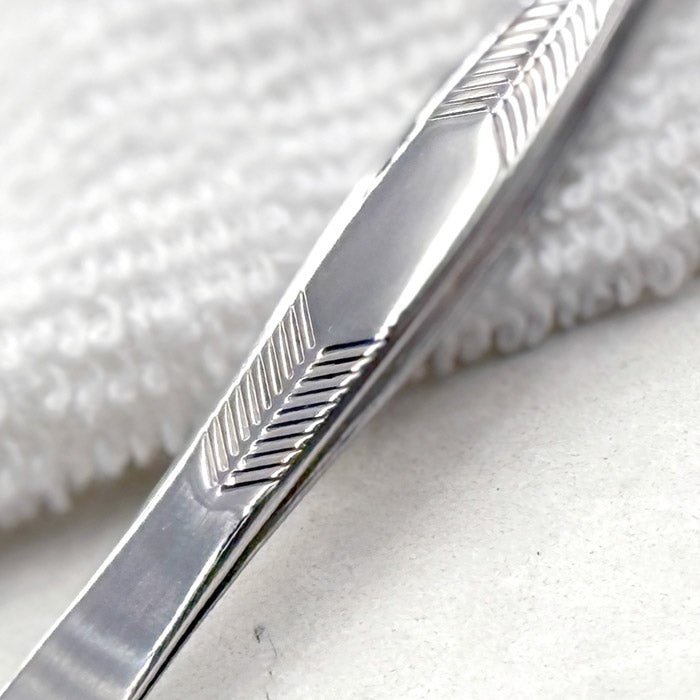NGHIA Straight Head Tweezer - N-406 (Stainless Steel)