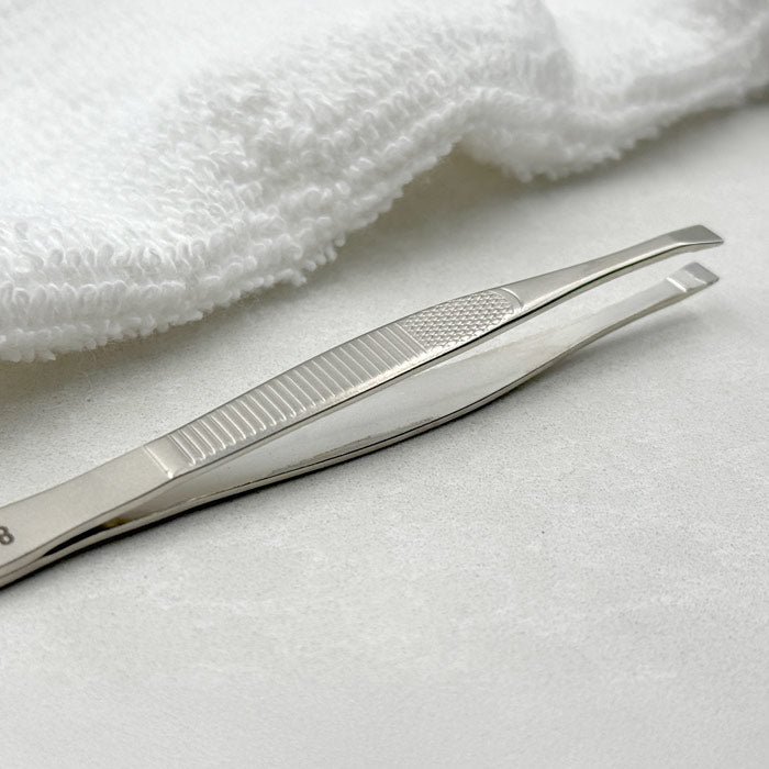NGHIA Straight Blades Tweezer - N-408 (Stainless Steel)