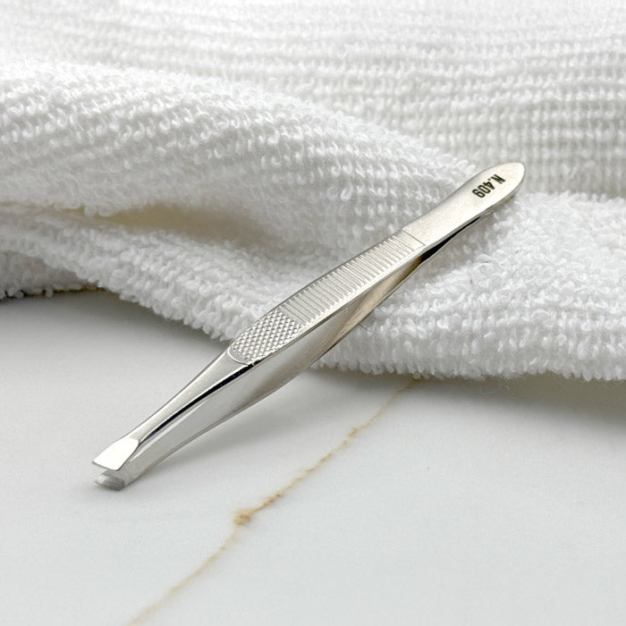 NGHIA Slanted Tweezer - N-409 (Stainless Steel)