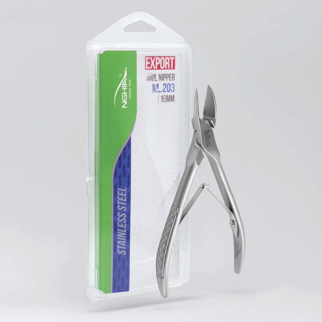 NGHIA EXPORT Profession Nail Nipper - NL-203 (Medical Grade Stainless Steel)