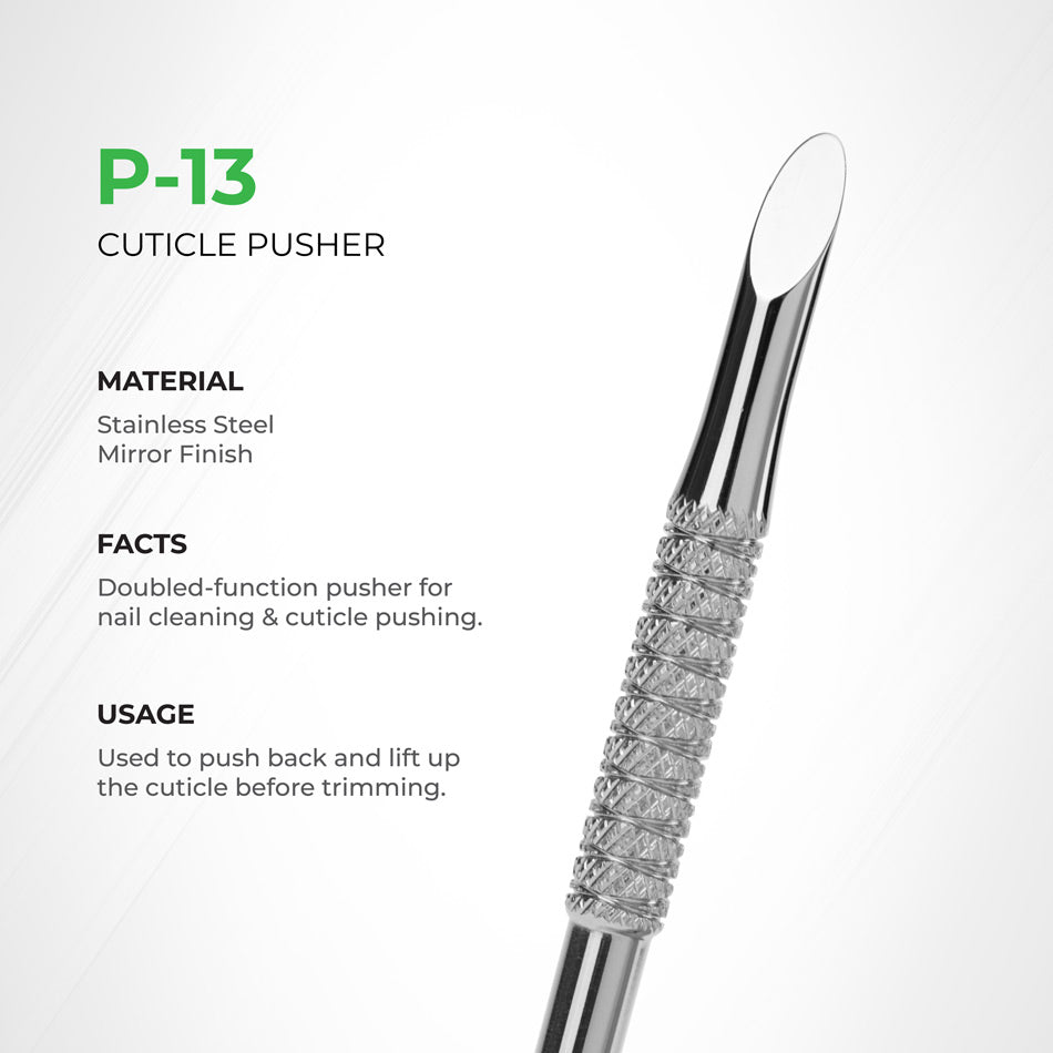 NGHIA EXPORT Cuticle Pusher - P-13 (Stainless Steel)