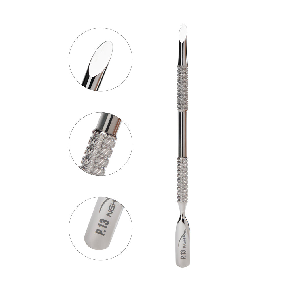 NGHIA EXPORT Cuticle Pusher - P-13 (Stainless Steel)