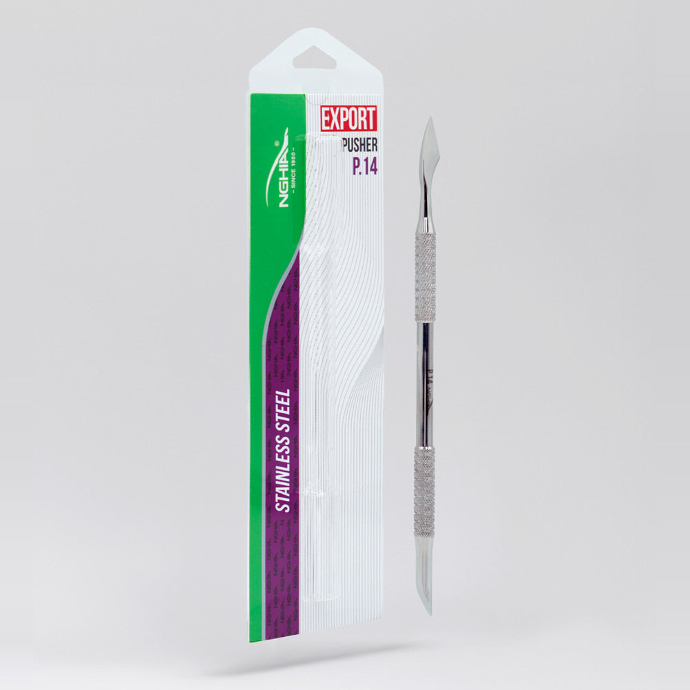 NGHIA EXPORT Cuticle Pusher - P-14 (Stainless Steel)