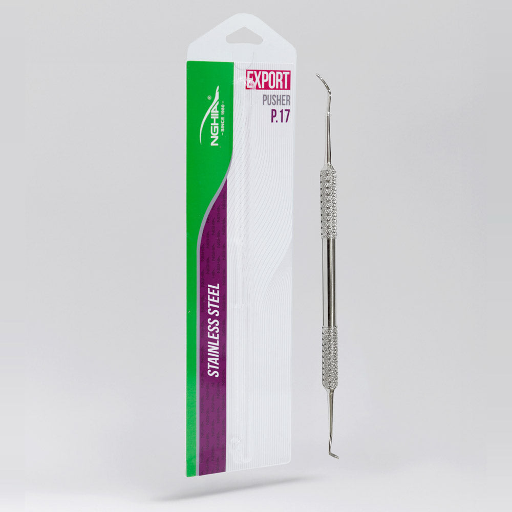 NGHIA EXPORT Cuticle Pusher - P-17 (Stainless Steel)
