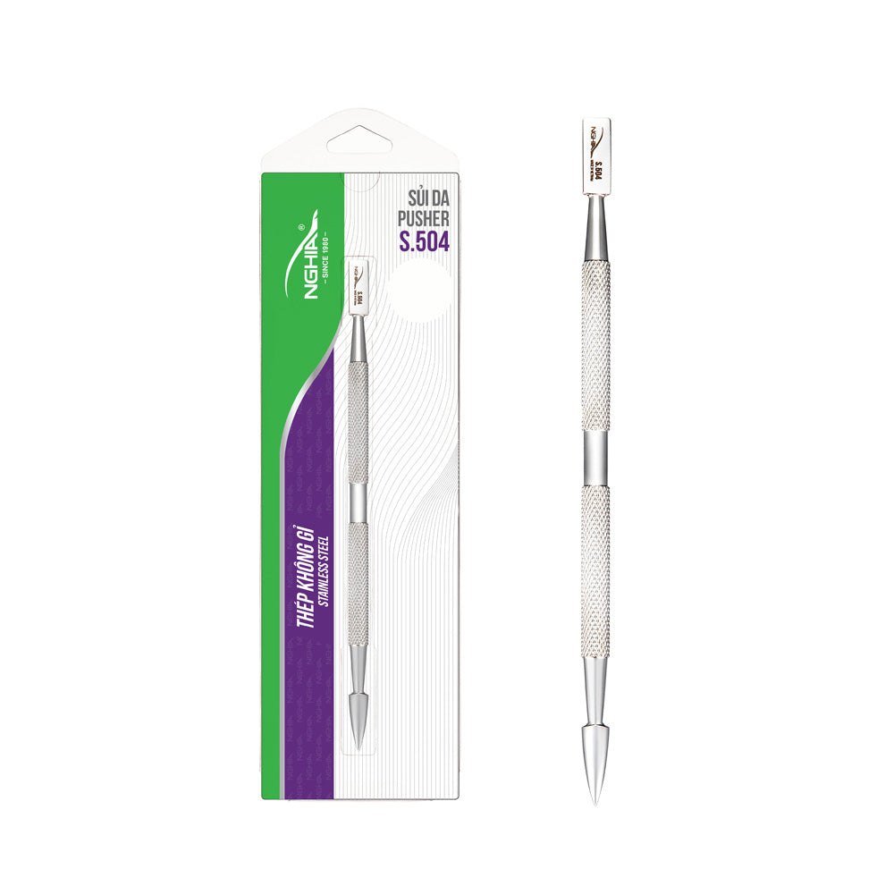 NGHIA Cuticle Pusher - S-504 (Stainless Steel)