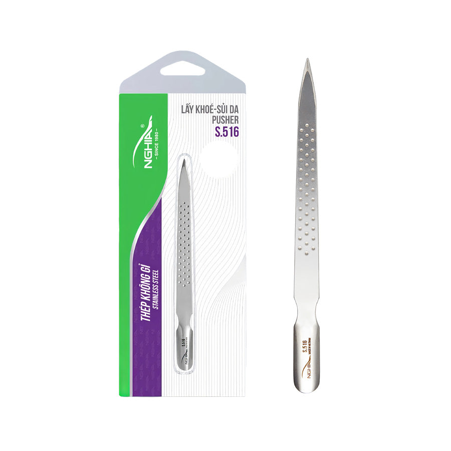 NGHIA Cuticle Pusher - S-516 (Stainless Steel)
