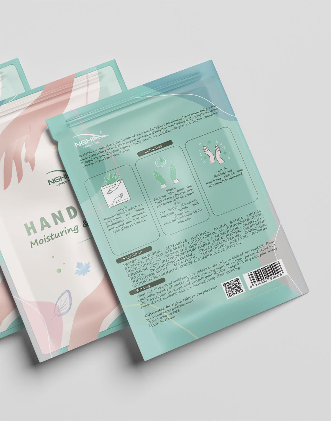 NGHIA Revitalizing & Moisturizing Hand Mask - Pack of 10