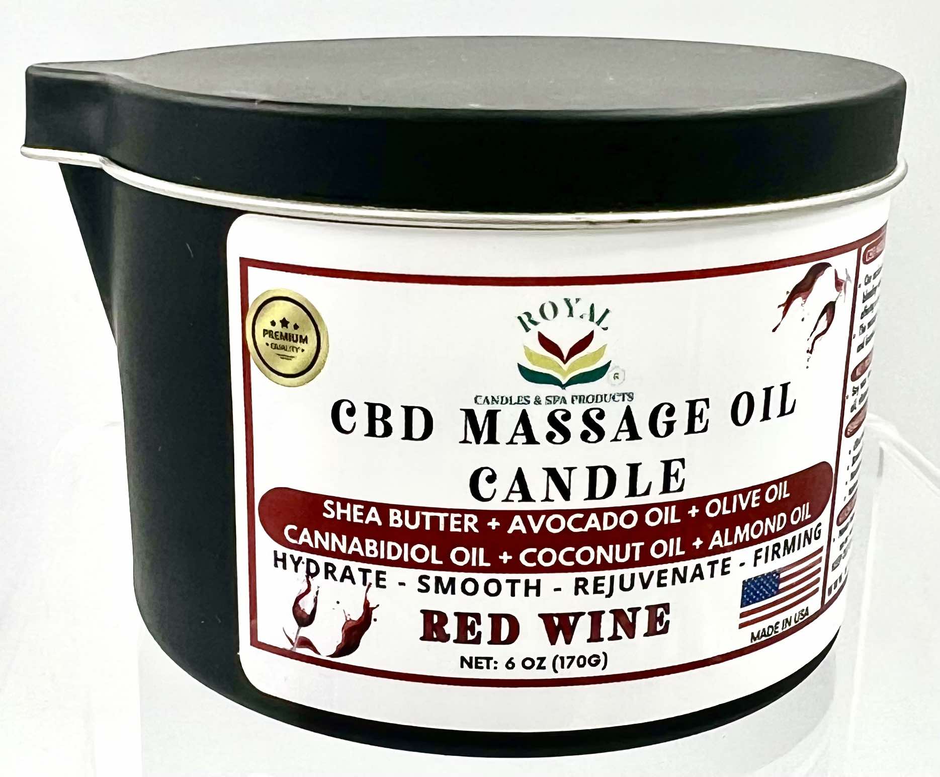 Royal Collagen Massage Oil Candle