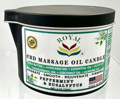 Royal Collagen Massage Oil Candle