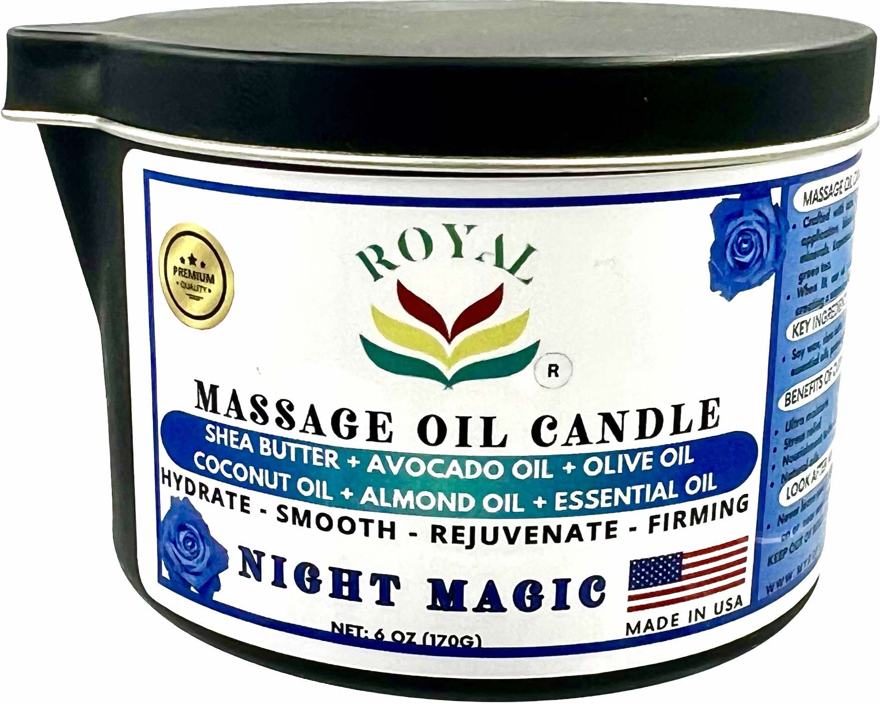 Royal Collagen Massage Oil Candle