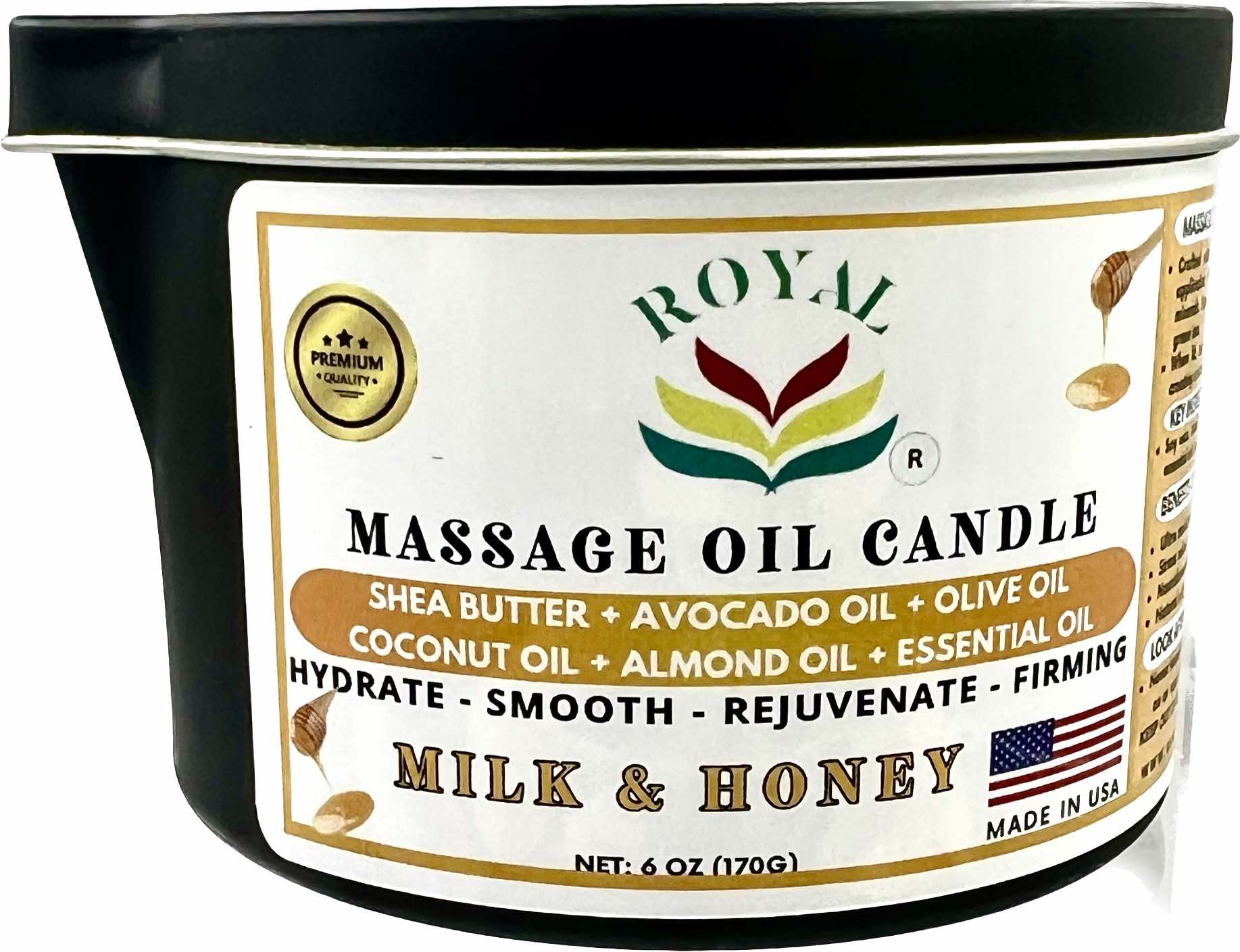 Royal Collagen Massage Oil Candle