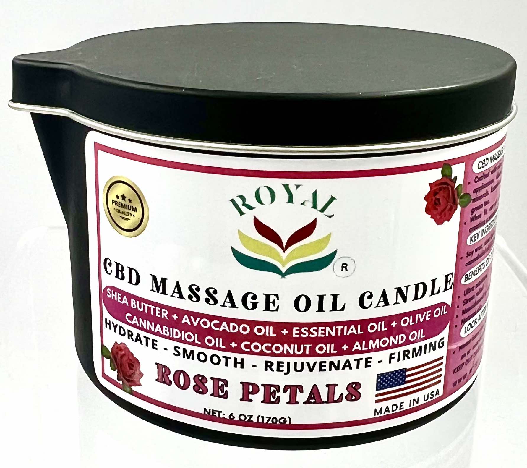 Royal Collagen Massage Oil Candle