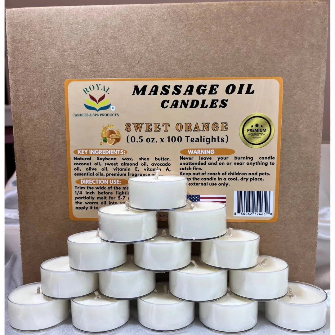 Royal Collagen Massage Oil Candle