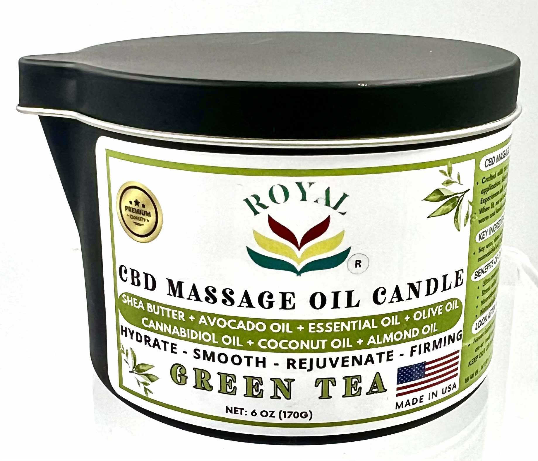 Royal Collagen Massage Oil Candle