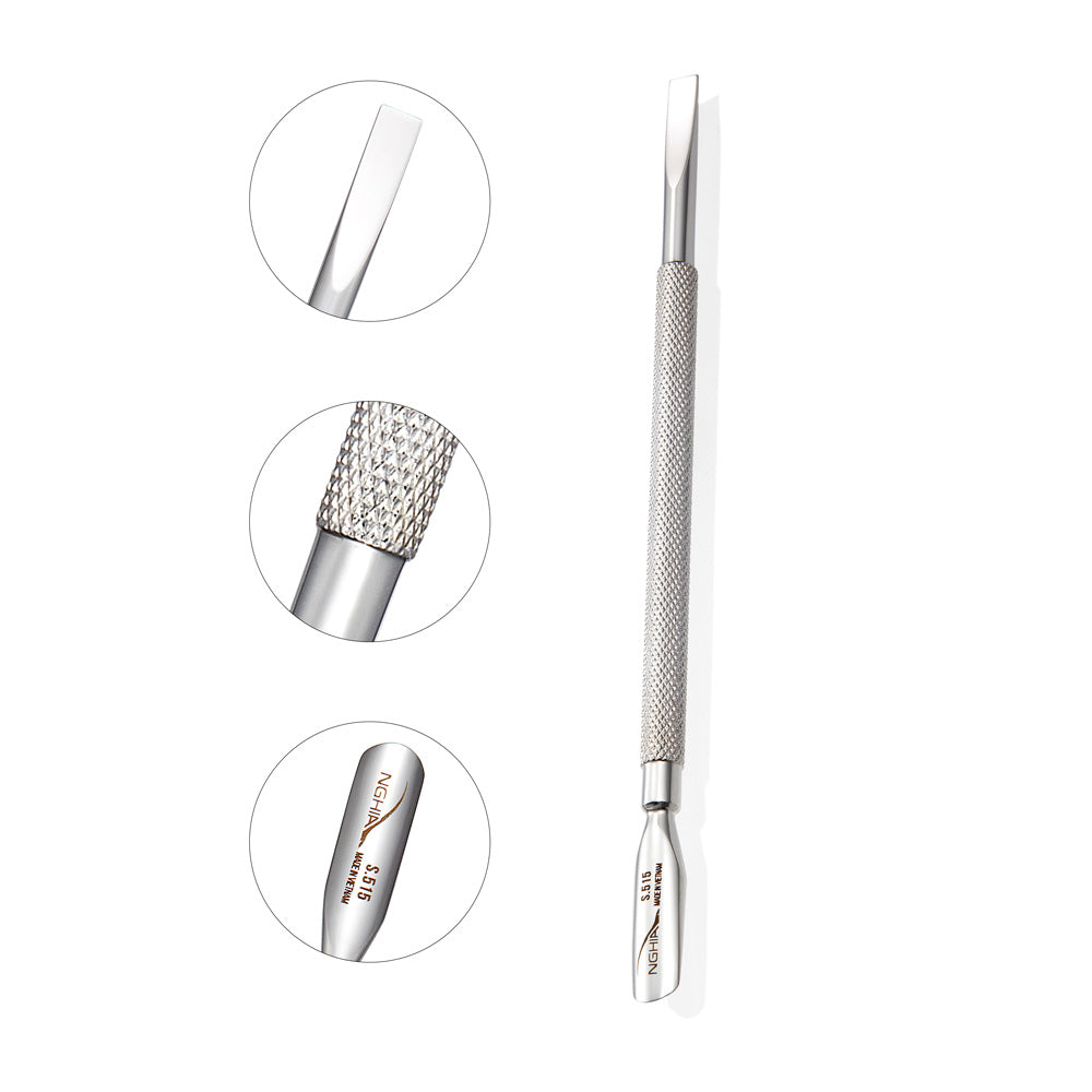 NGHIA Cuticle Pusher - S-515 (Stainless Steel)